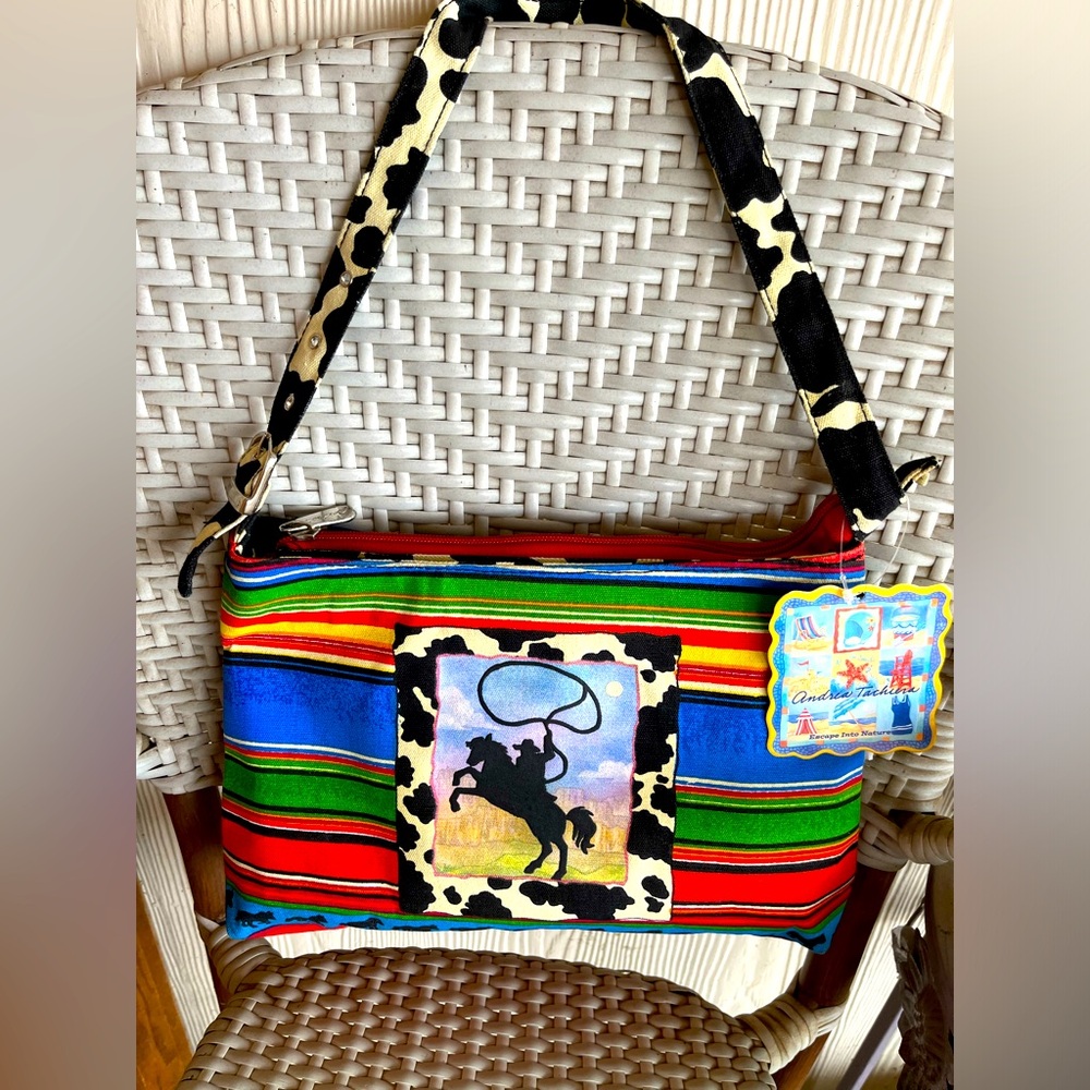 Colorful Andrea Tachiera Cowgirl Purse